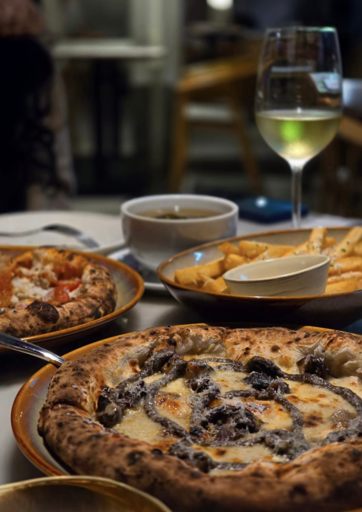 Interior view of Proof Pizza